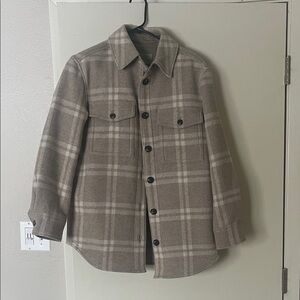 Everlane Italian rewool oversized shirt jacket